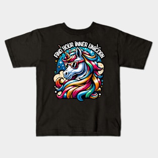 Cool unicorn Kids T-Shirt